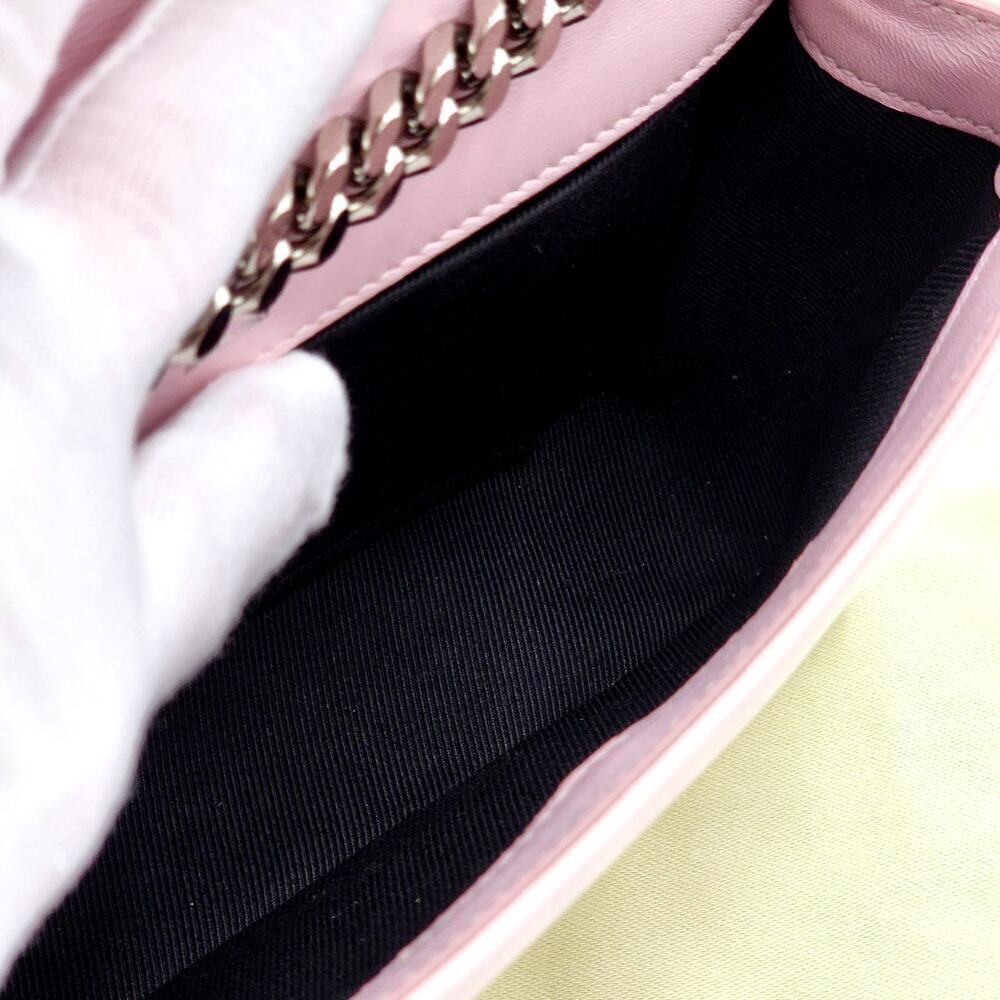 BURBERRY PATENT QUILTED HORSEFERRY PRINT SMALL LOLA BAG PINK - Picture 14 of 16